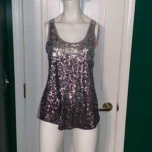 Express sequin top size small